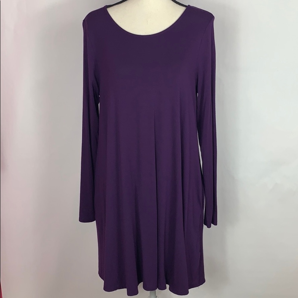 Mittoshop long sleeve dress with front pockets - Picture 2 of 7